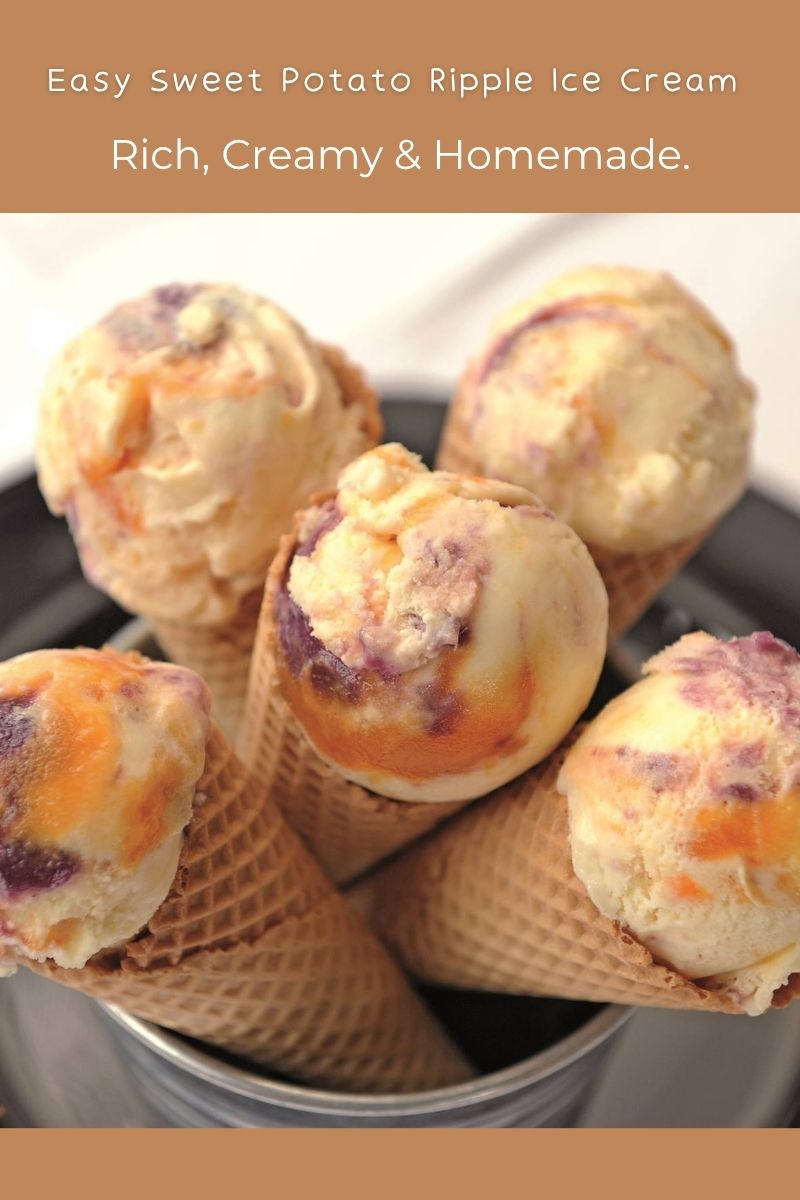 Easy Sweet Potato Ripple Ice Cream – Rich, Creamy & Homemade