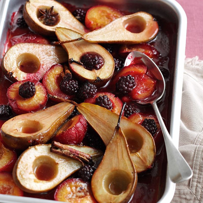 Roasted Orchard Fruits