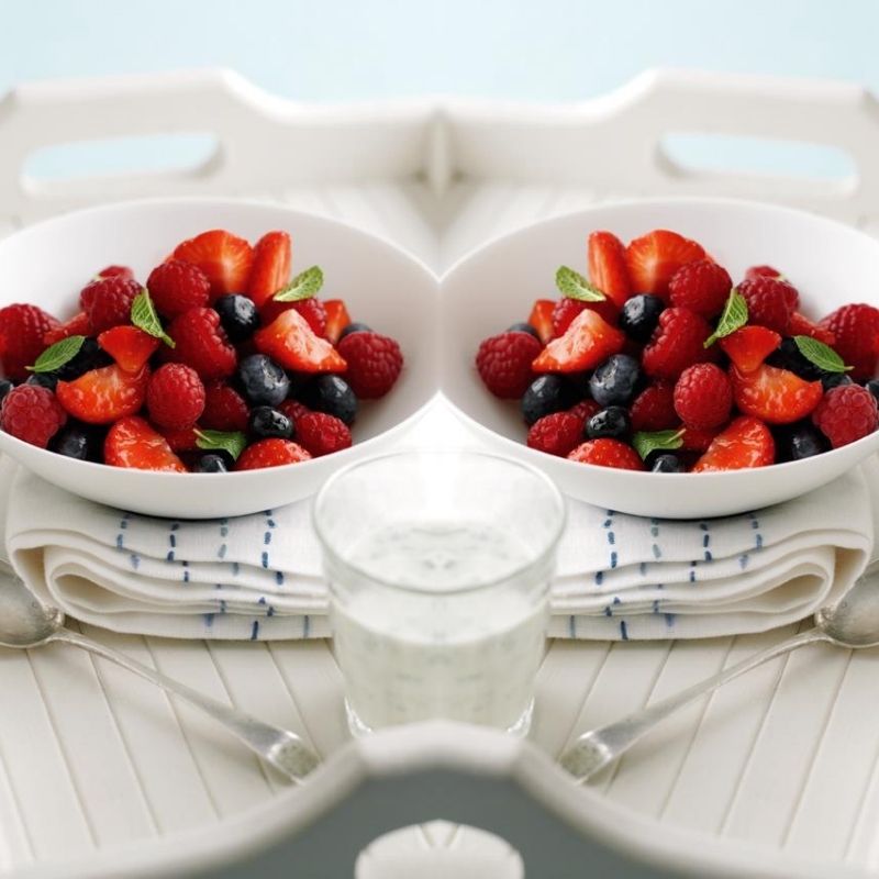 Ruby Fruit Refresher Breakfast, Lunch Or Treat Recipe