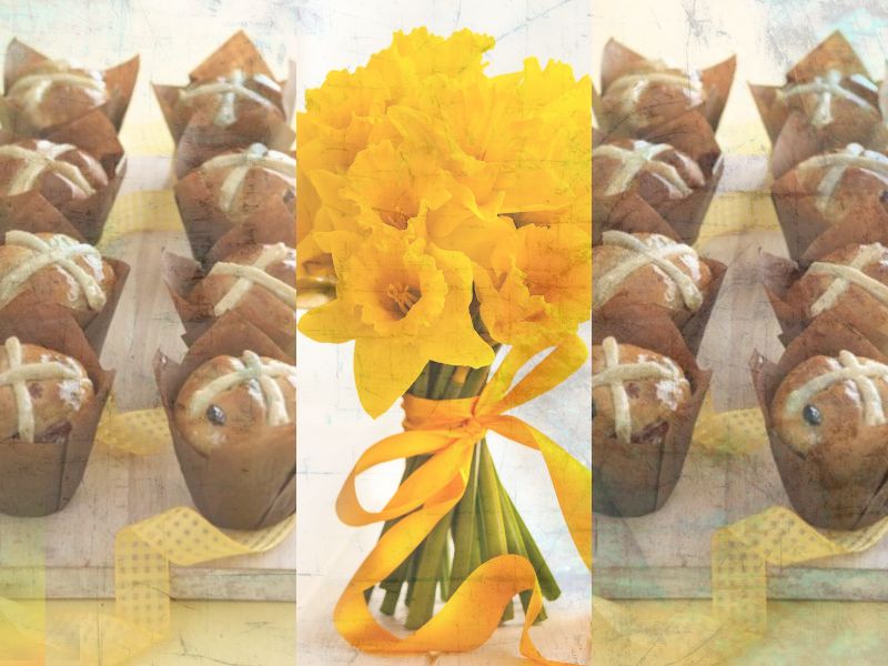 Clover Seedburst Hot Cross Muffins