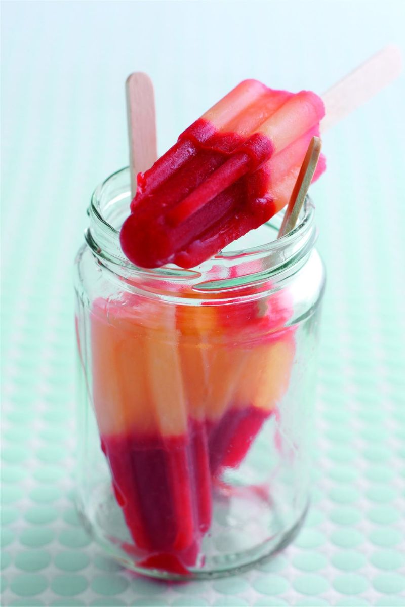 Strawberry Orangeade Rockets Ice Lollies Strawberry Orangeade Rockets Ice Lollies