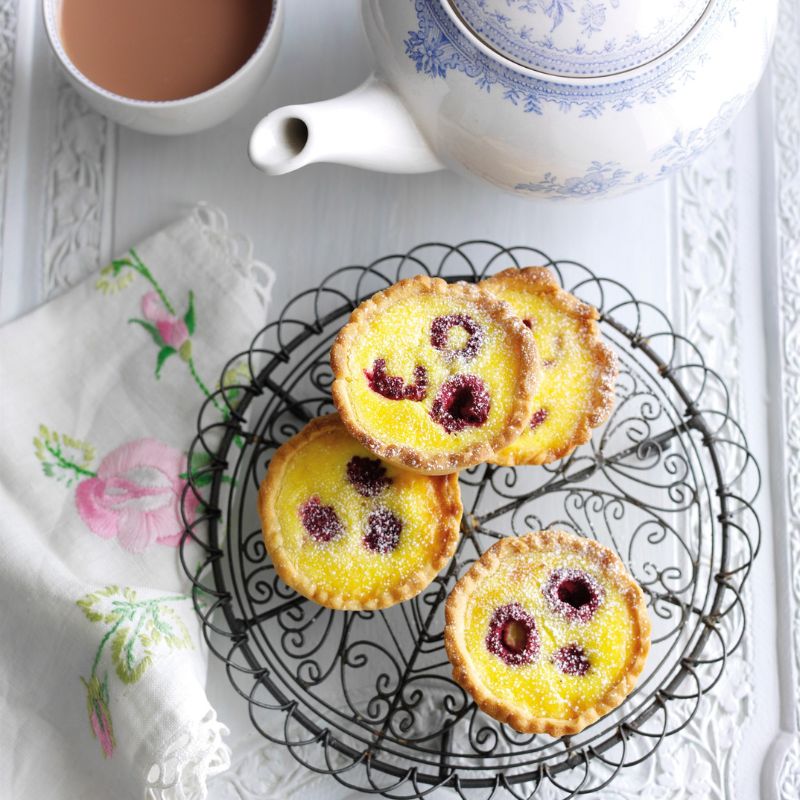 Raspberry Portuguese Tarts To Make Today
