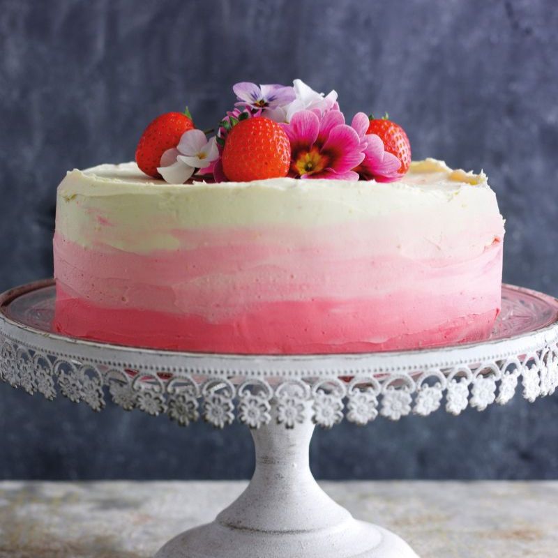 Strawberry Chiffon Cake & How To Make One Strawberry Chiffon Cake & How To Make One