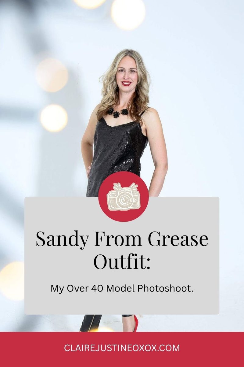 Sandy From Grease Outfit: My Over 40 Model Photoshoot Sandy From Grease Outfit: My Over 40 Model Photoshoot.