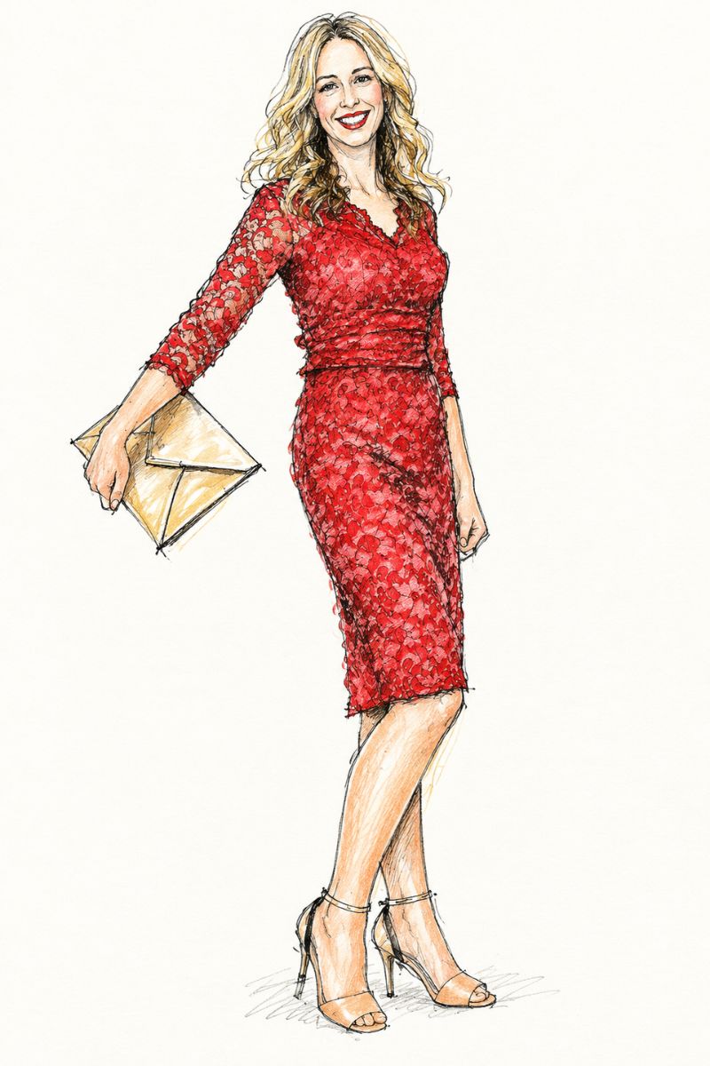The Red Christmas Dress: Over 40 Photo Shoot Photos