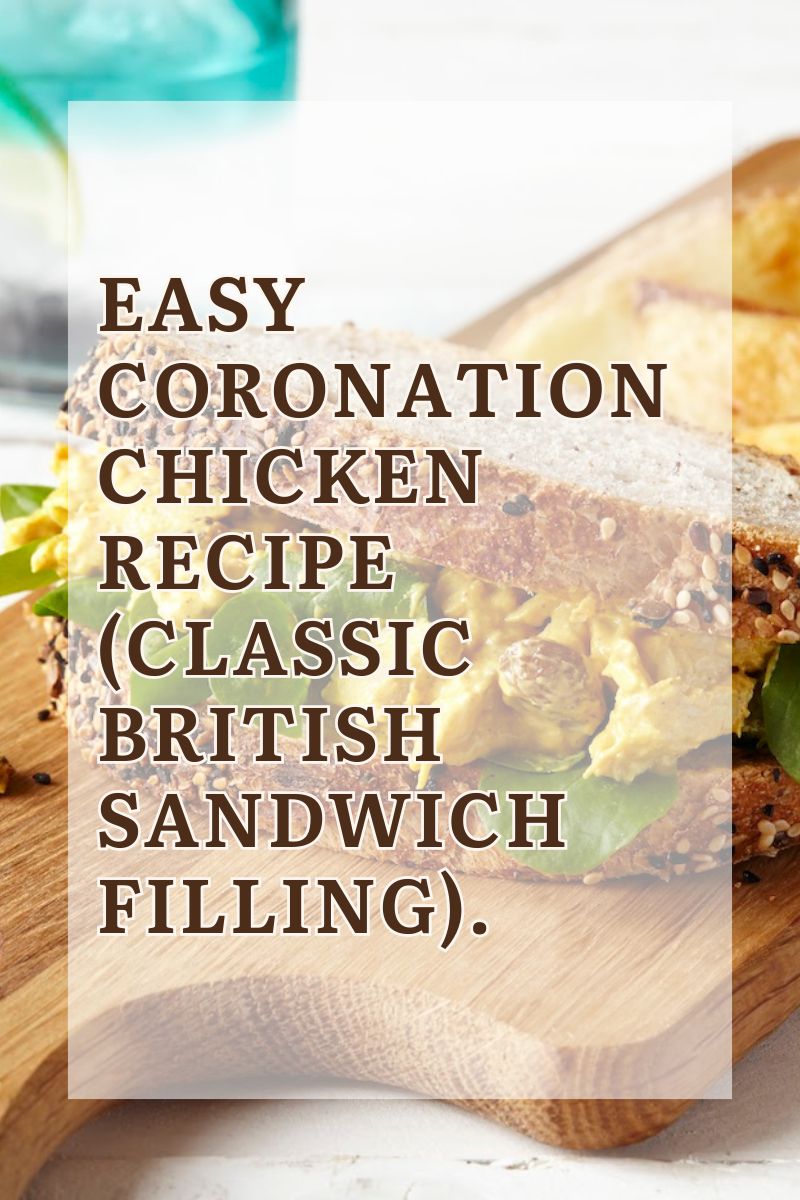 Easy Coronation Chicken Recipe (Classic British Sandwich Filling)