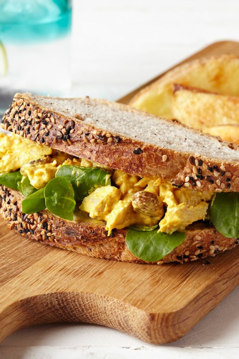 Easy Coronation Chicken Recipe (Classic British Sandwich Filling)