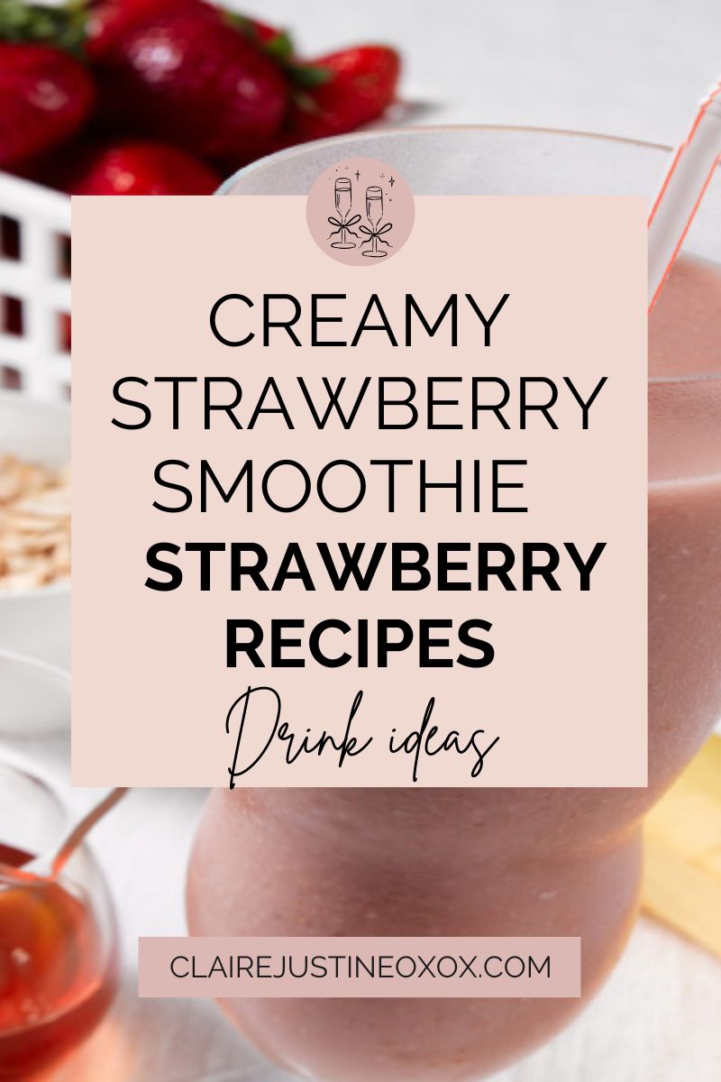 Creamy Strawberry Smoothie Recipe