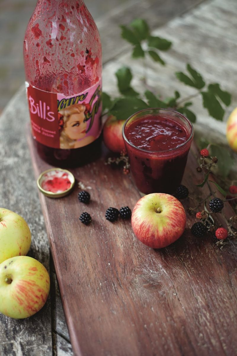 Blackberry And Roasted Apple Juice Smoothie Recipe Blackberry And Roasted Apple Juice Smoothie Recipe