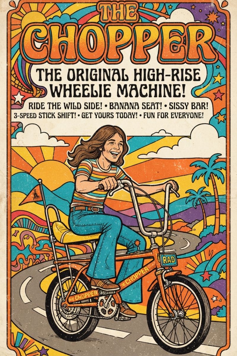 Bikes Through The Decades: Including 1970s The Chopper Bikes Through The Decades: Including 1970s The Chopper
