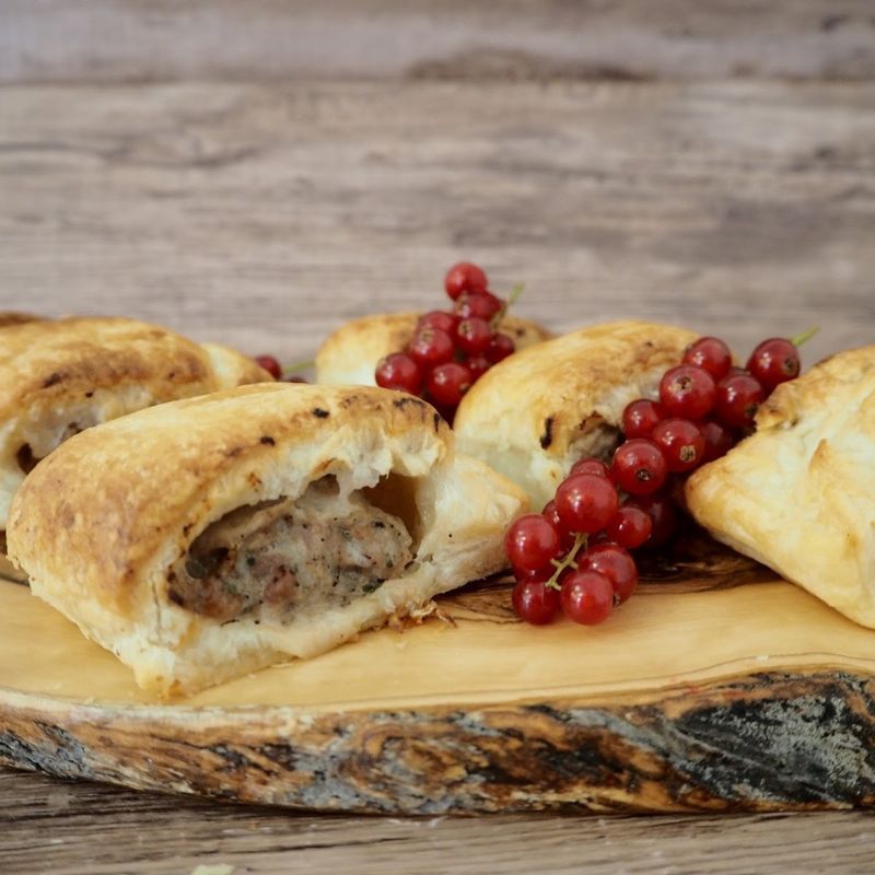 Easy Fruity Sausage Rolls (Sweet & Savoury Party Favourite)