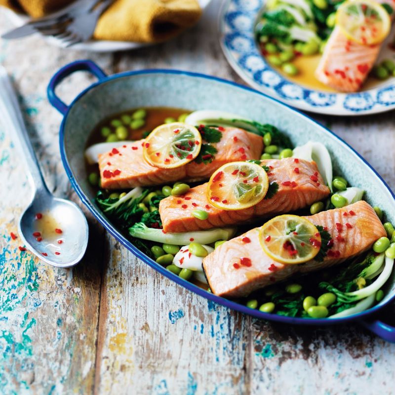 LOVE Life Steam-Baked Teriyaki-Style Salmon