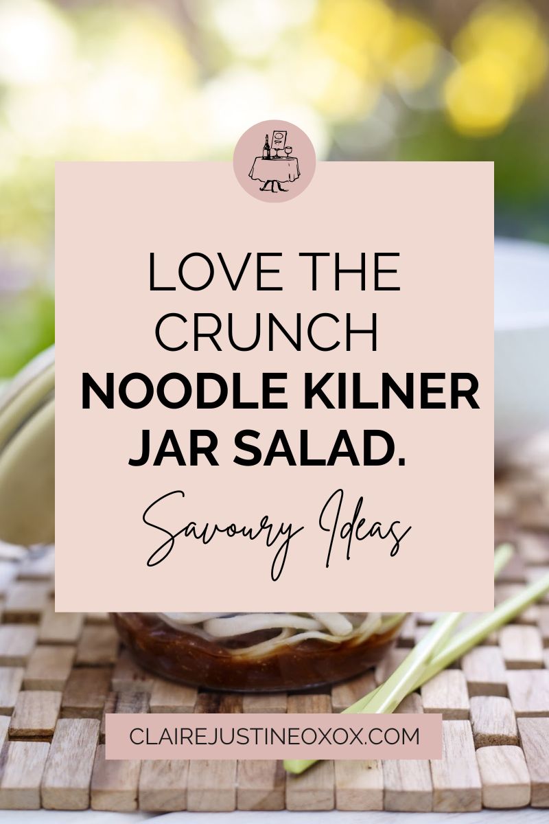 Love The Crunch Noodle Kilner Jar Salad Salad