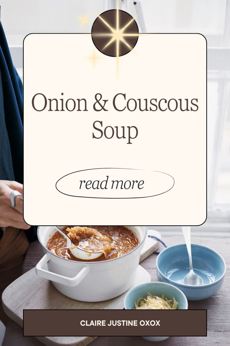 Onion & Couscous Soup: Winter Warming Recipes Onion & Couscous Soup: Winter Warming Recipes
