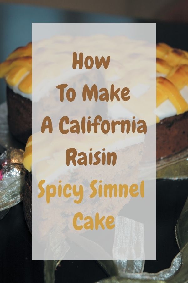 California Raisin Spicy Simnel Cake: