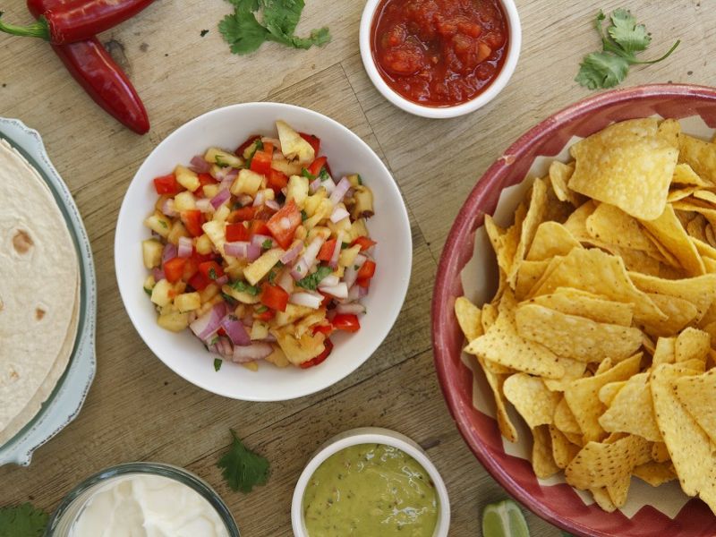 Easy Pineapple & Pear Salsa (Sweet, Spicy & Ready in 25 Minutes)