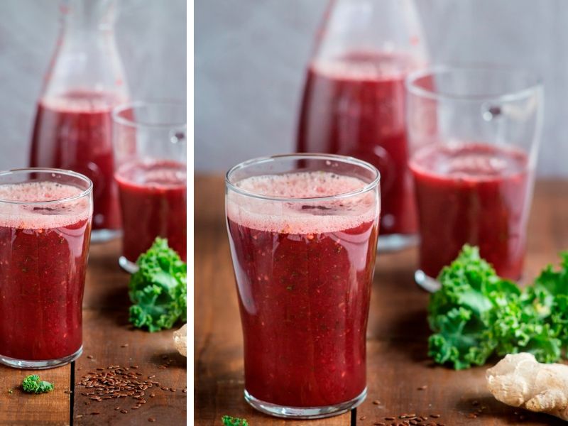 Barleycup Kale Beetroot Smoothie, Avocado Cocoa Spread And Energising Porridge.