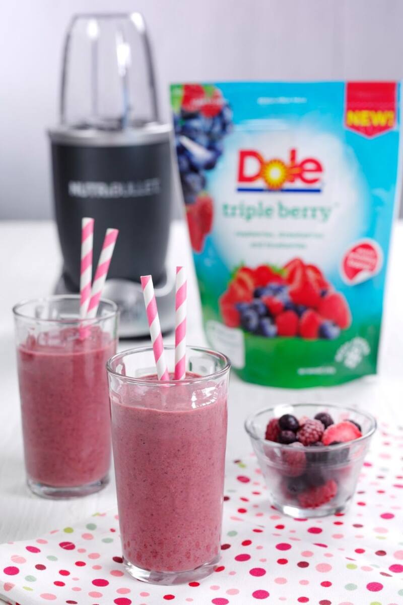 Triple Berry Smoothie Recipe