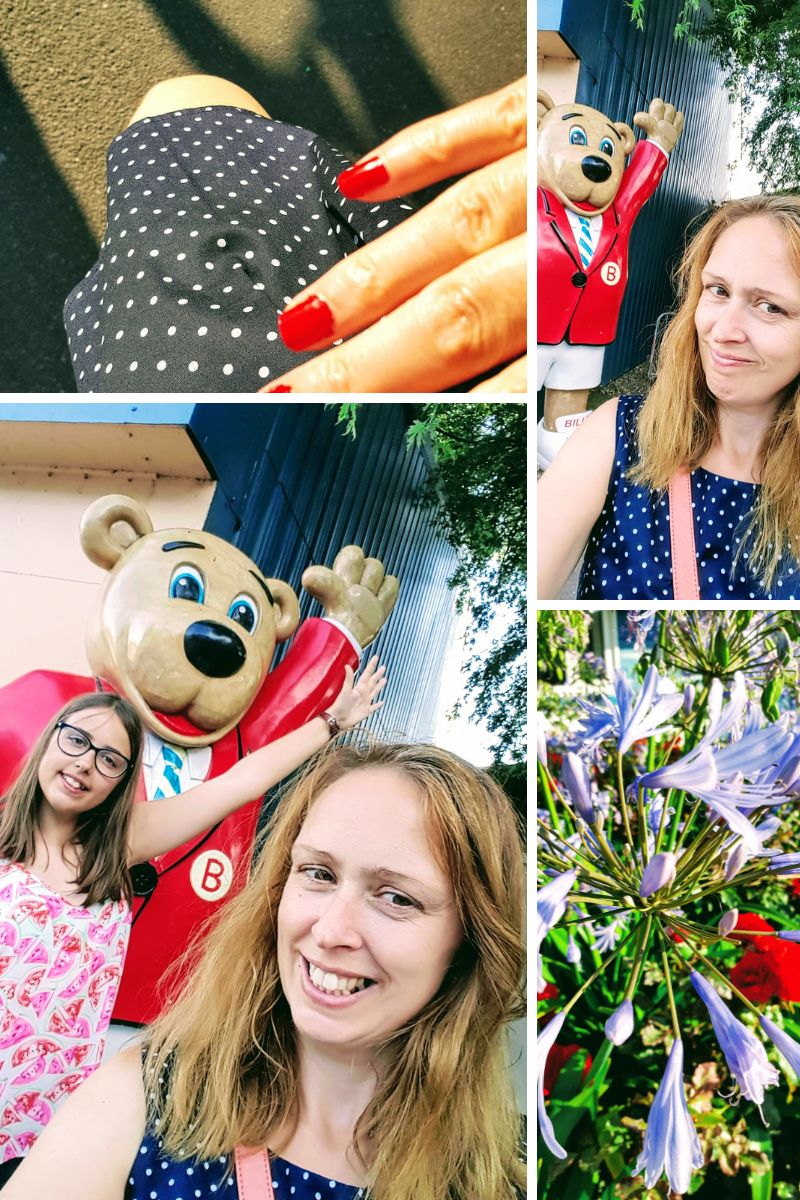 Navy Polka Dot Dress, Red Nails, Big Smiles And Holiday Snaps Navy Polka Dot Dress, Red Nails, Big Smiles And Holiday Snaps