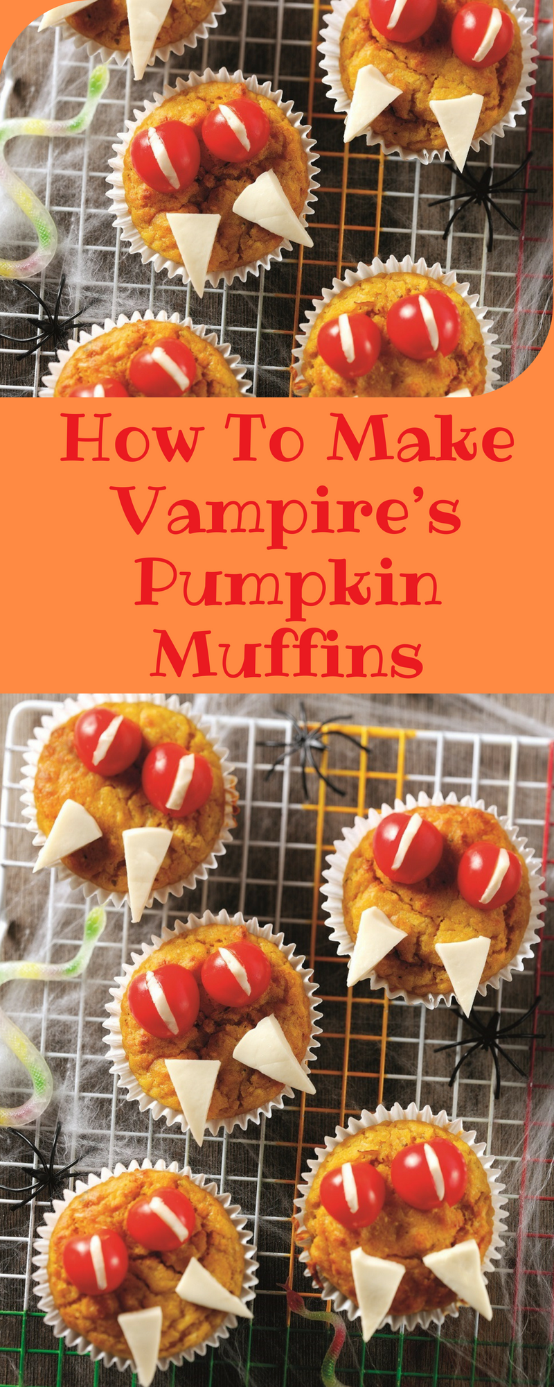 How To Make Vampire's Pumpkin Muffins