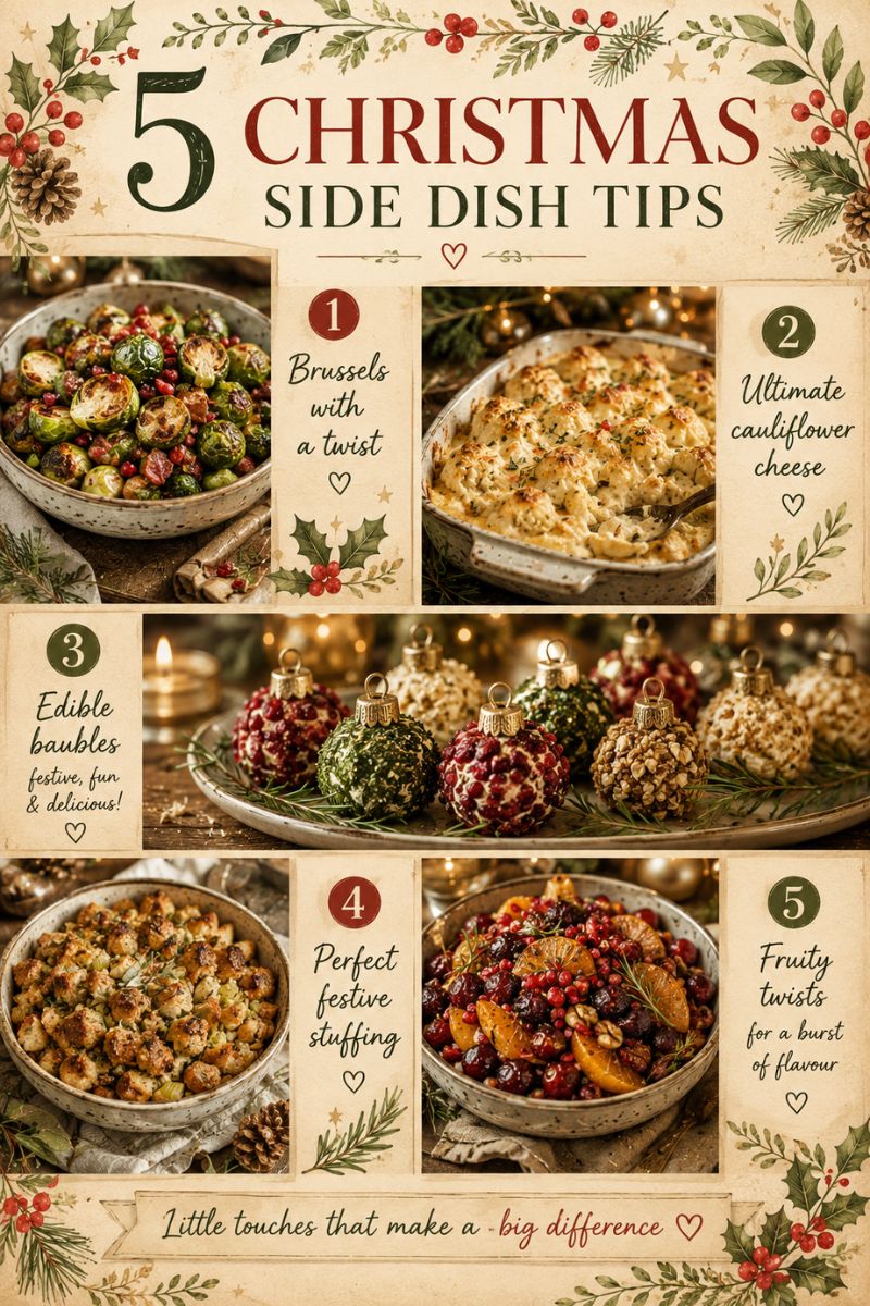 5 Christmas Side Dish Tips For Christmas Dinner