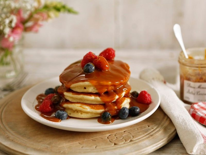 Flippin' Fantastic Toffee Apple Pancakes Recipe