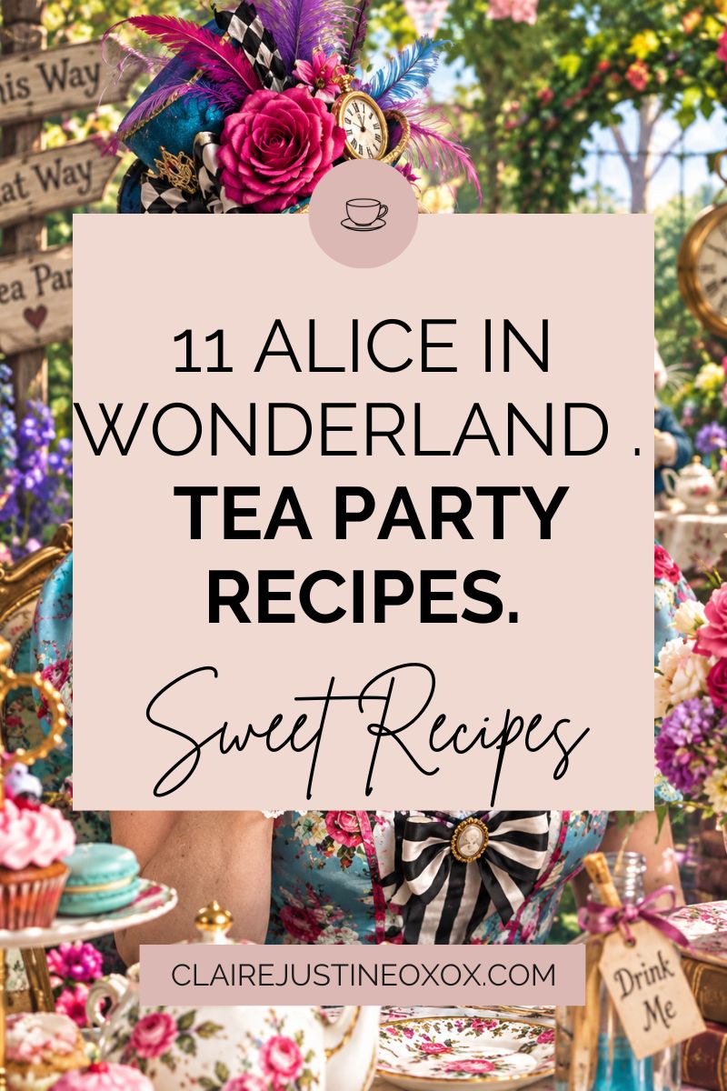 11 Alice In Wonderland Tea Party Recipes