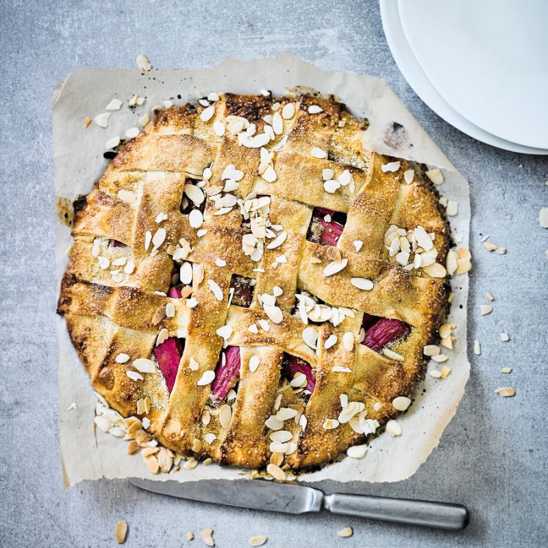 How To Bake A Rhubarb, Almond And Vanilla Galette