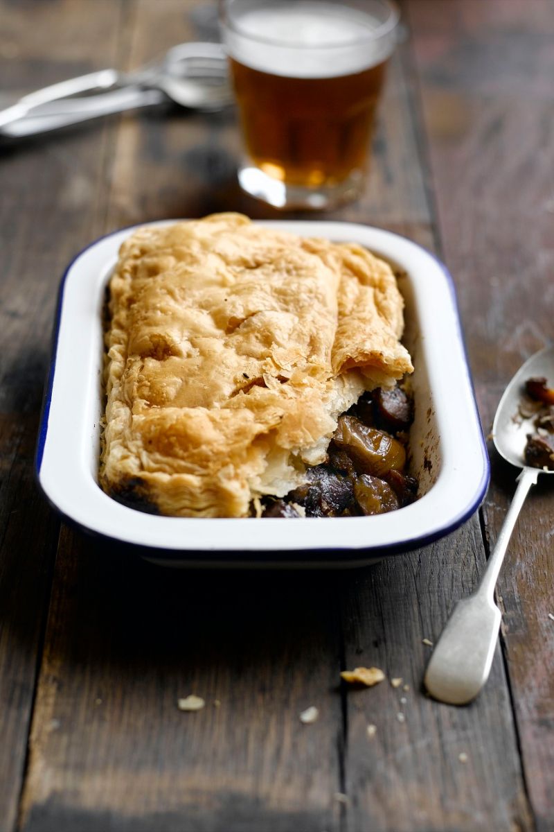 How To Make A Chestnut, Mushroom And Shallot Pie