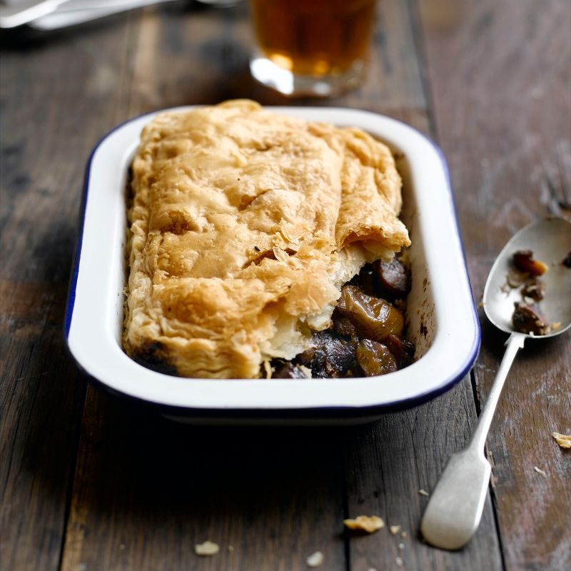 How To Make A Chestnut, Mushroom And Shallot Pie
