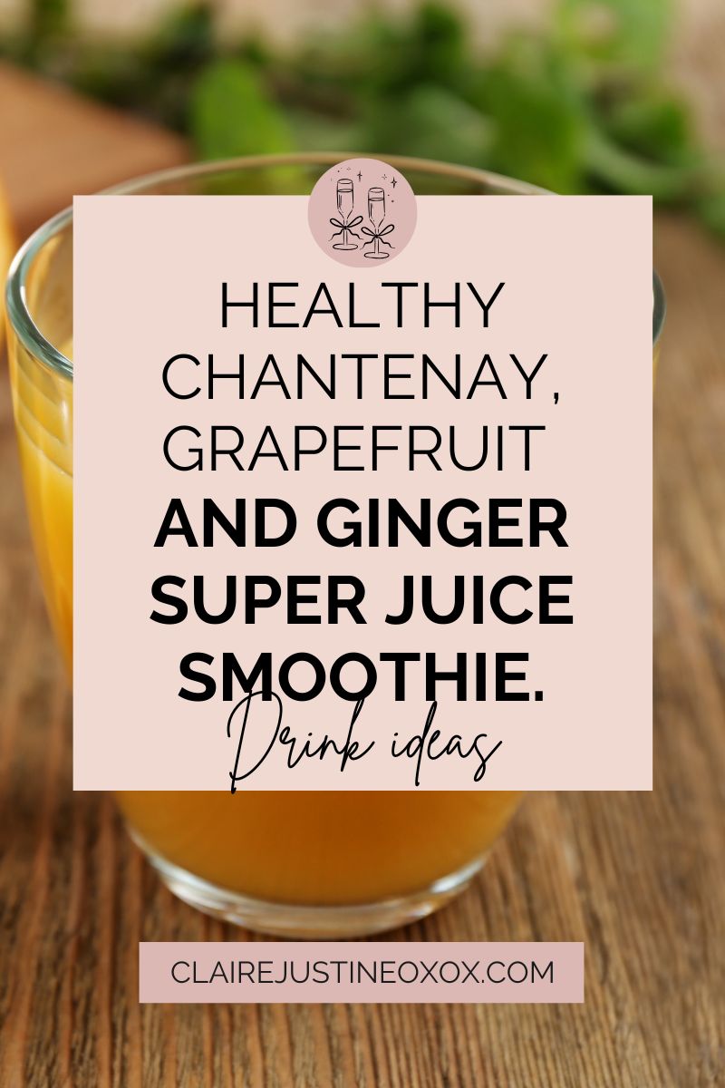Healthy Chantenay, Grapefruit And Ginger Super Juice Smoothie Healthy Chantenay, Grapefruit And Ginger Super Juice Smoothie