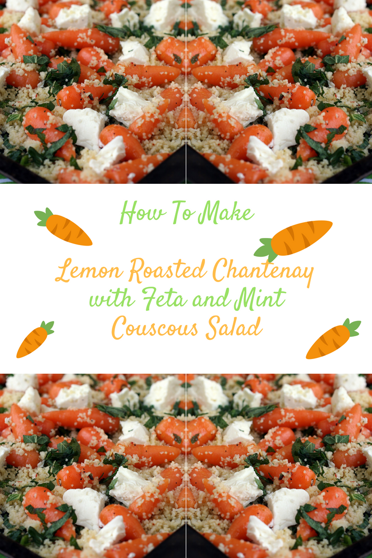 Lemon Roasted Chantenay With Feta And Mint Couscous Salad