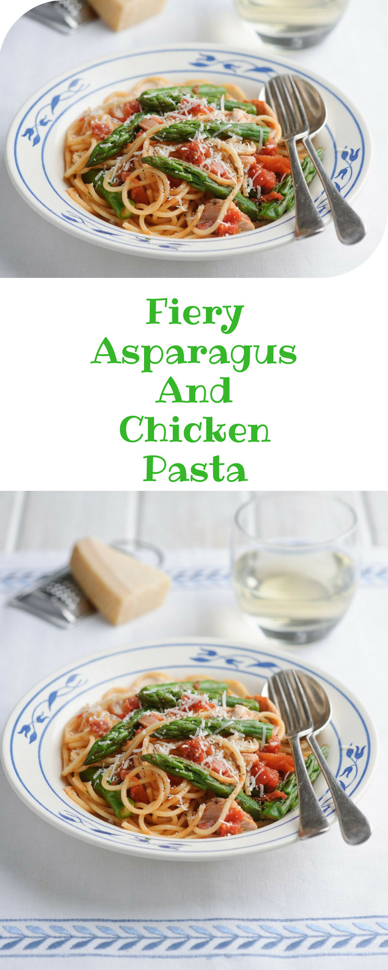 Fiery Asparagus And Chicken Pasta