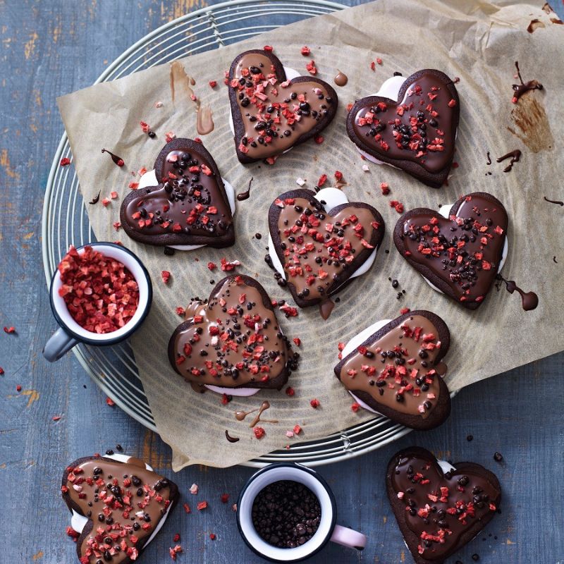 Chocolate S’mores A Traditional American Campfire Treat