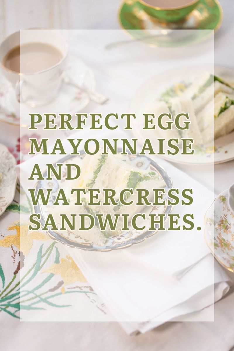 The Best Egg Mayo & Watercress Sandwich (Perfect Afternoon Tea Recipe) Sandwiches