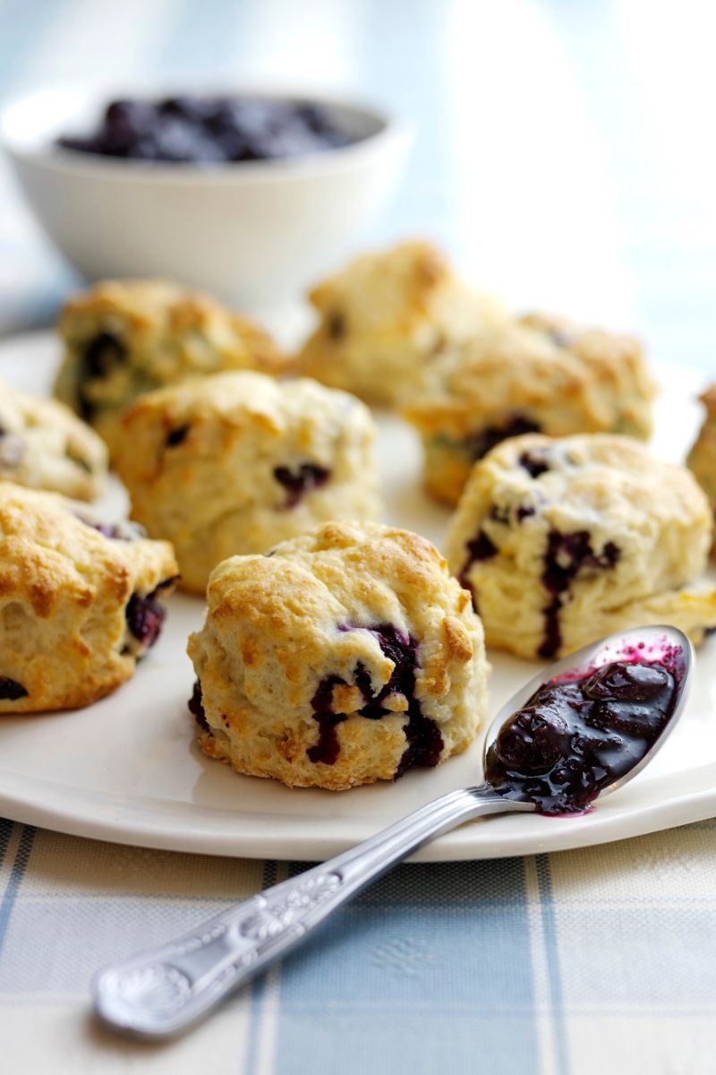 Blueberry And Buttermilk Scones With Fresh BerryWorld Blueberry Jam Blueberry And Buttermilk Scones With Fresh BerryWorld Blueberry Jam