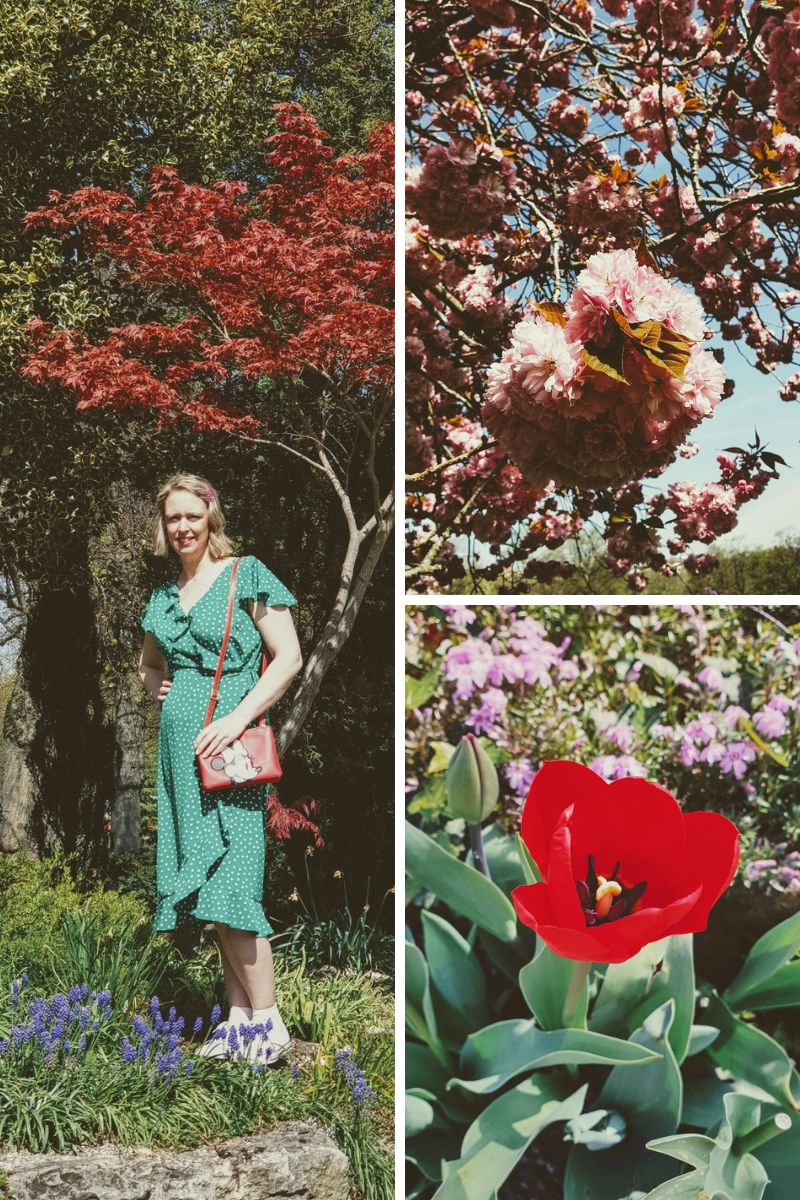 Styling A Green Polka Dot Dress: Spring In Queens Park