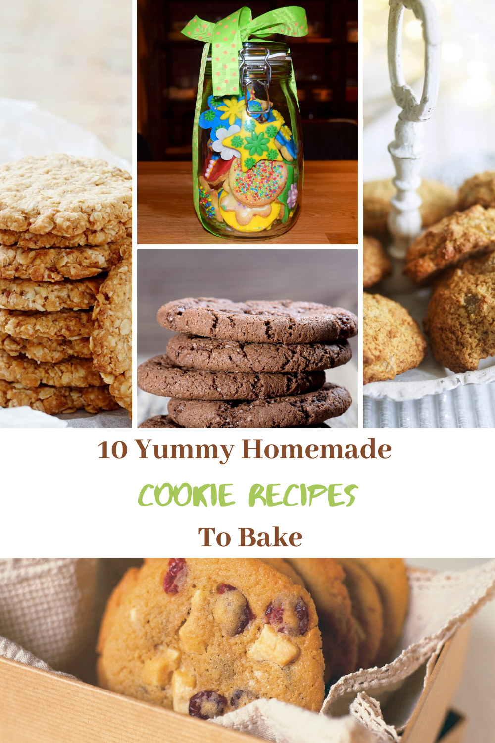 10 Yummy Homemade Cookie Recipes