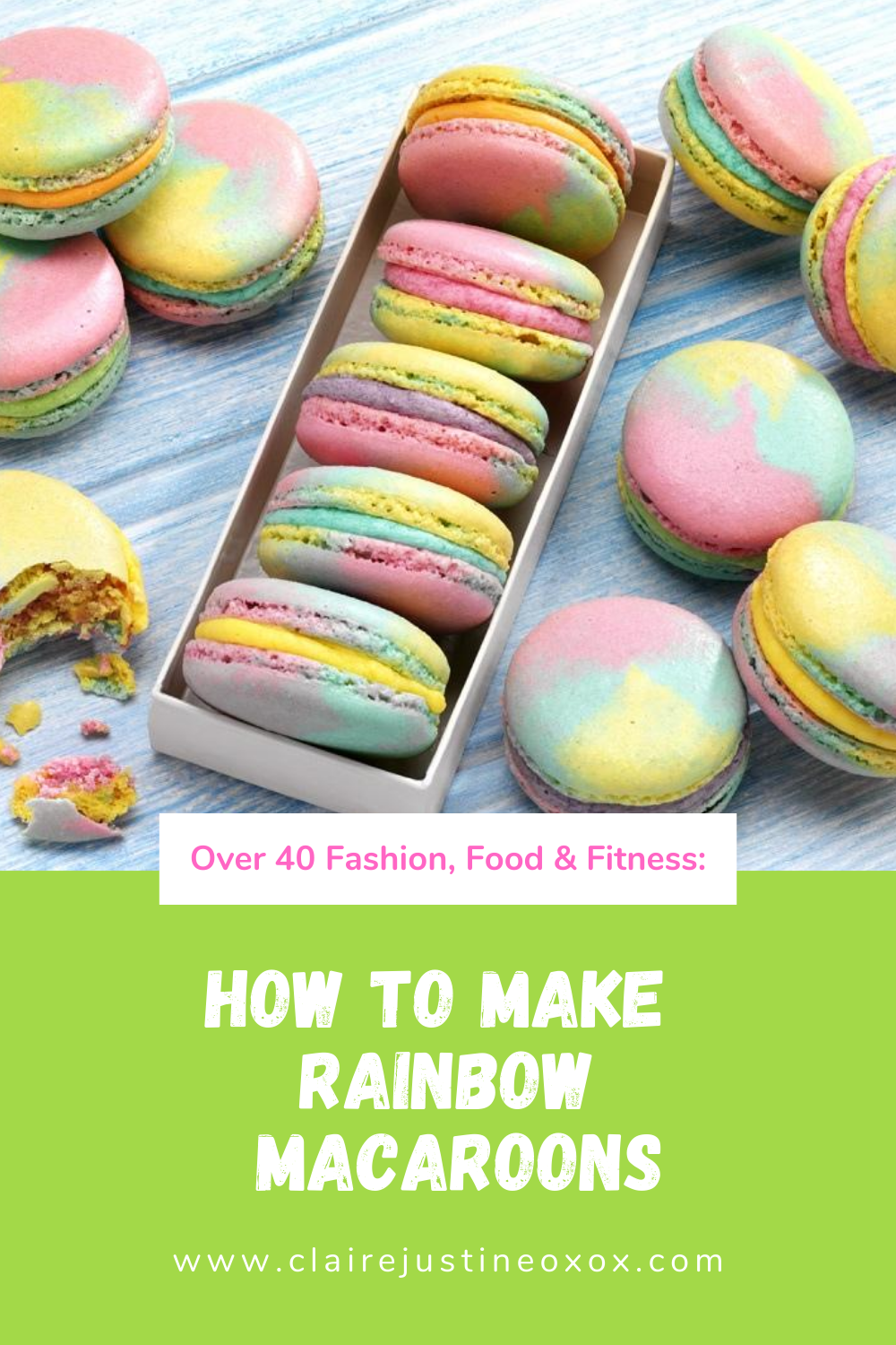 How To Make Rainbow Macaroons