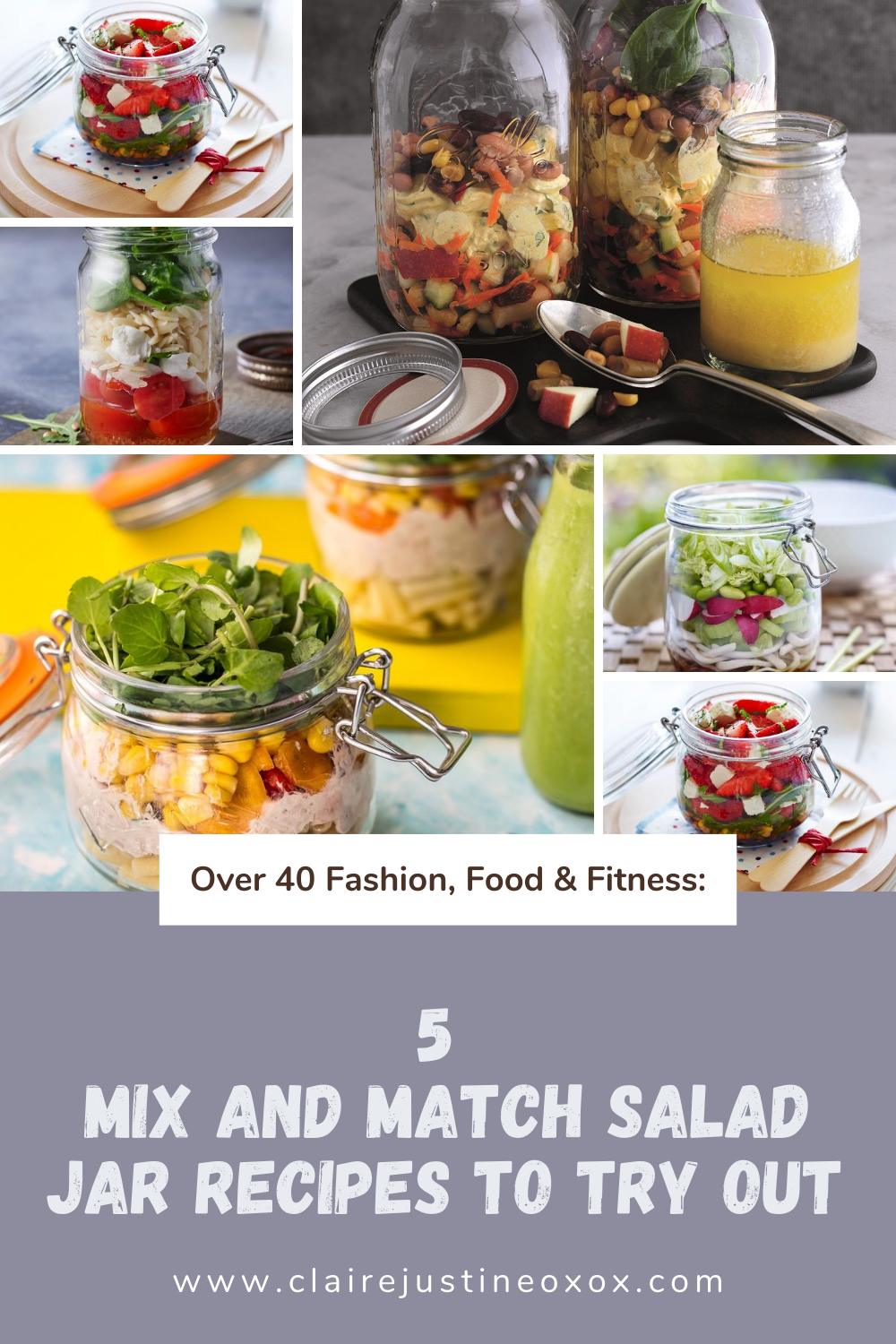 5 Mix And Match Salad Jar Recipes To Try Out