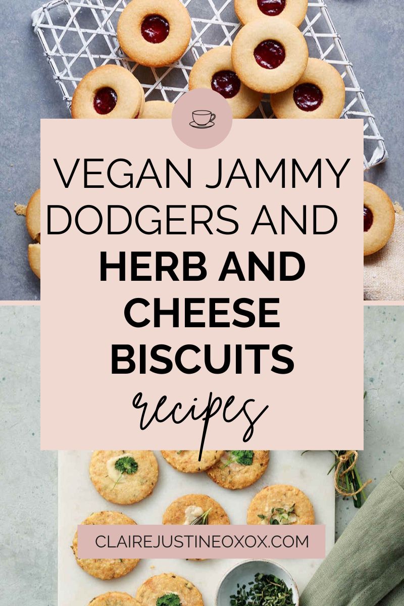 Vegan Jammy Dodgers And Herb And Cheese Biscuits Cheese Biscuits