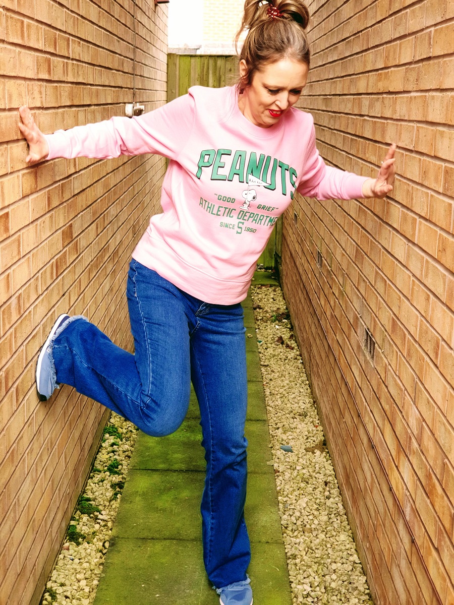 Peanuts Snoopy Pink Sweatshirt And How I Styled