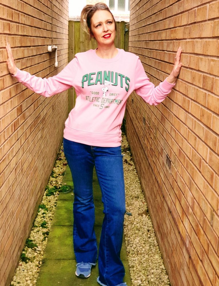 Peanuts Snoopy Pink Sweatshirt And How I Styled It