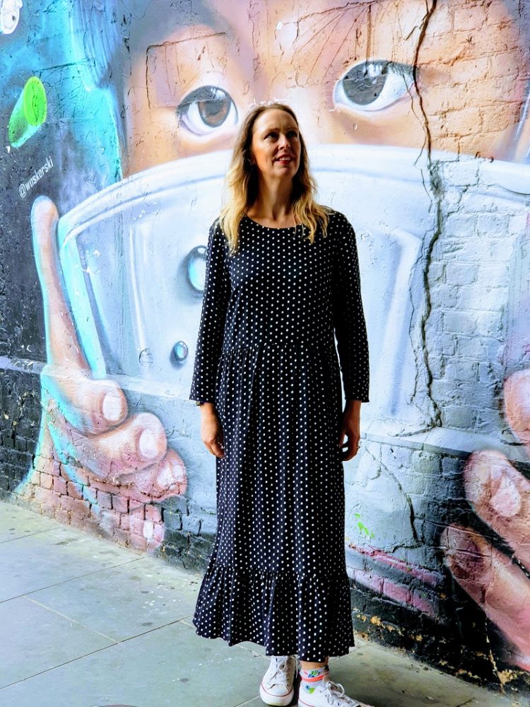 Polka Dot Maxi Dress And Some London Street Art