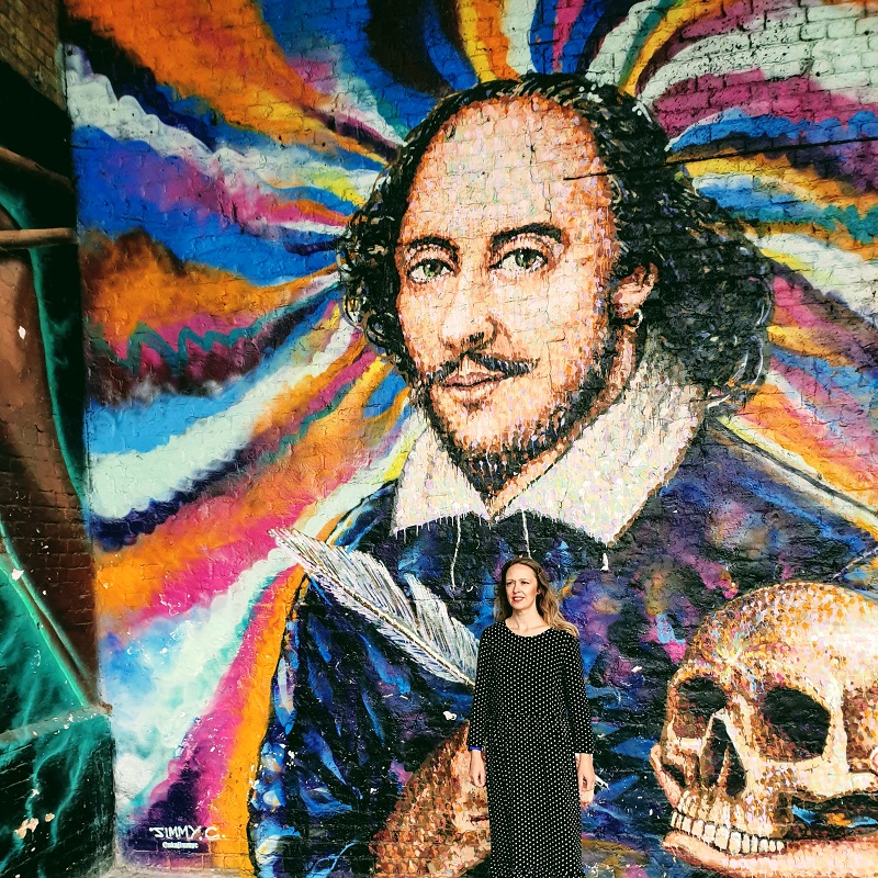 William Shakespeare Street Art, London And Outfit Post