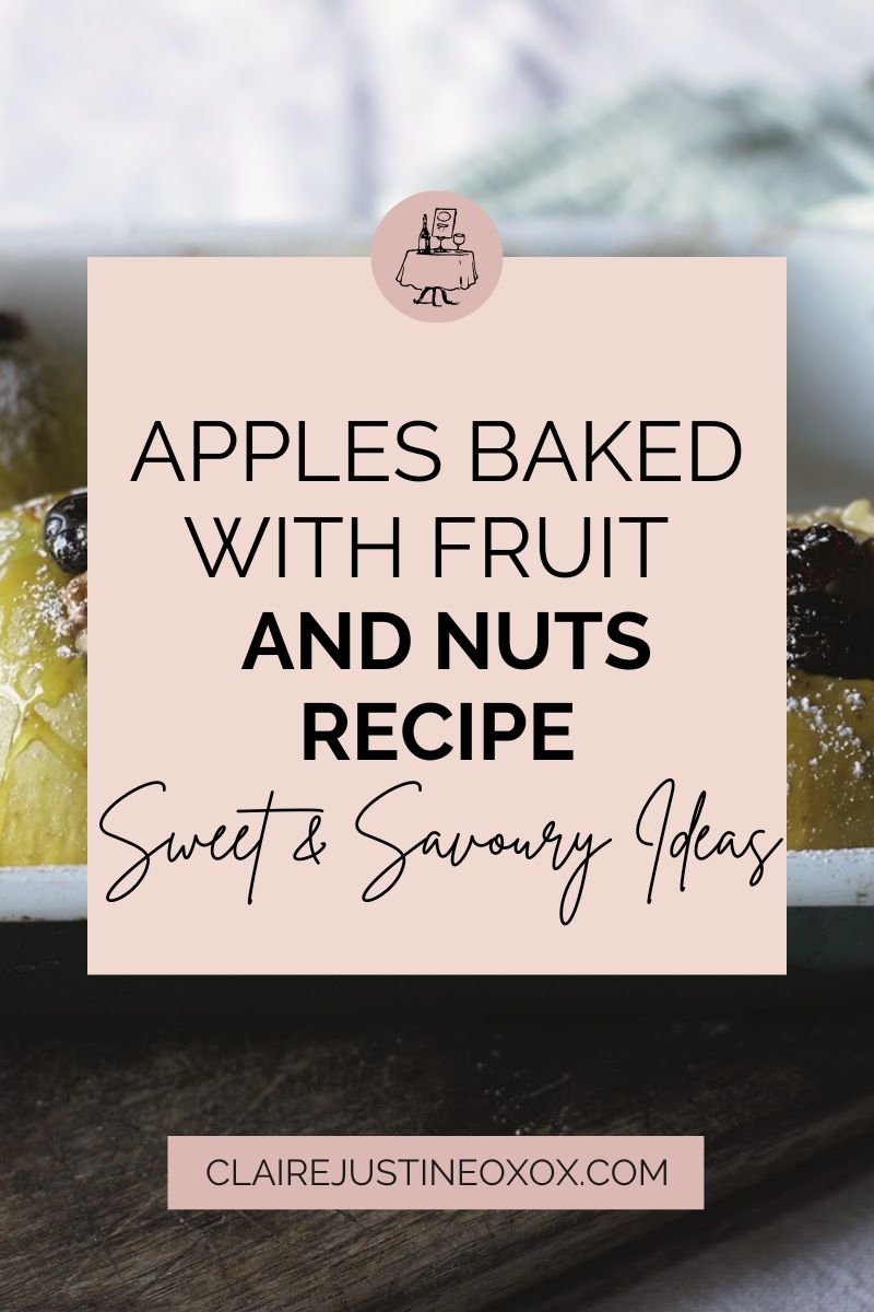 Apples Baked With Fruit And Nuts Recipe Recipe
