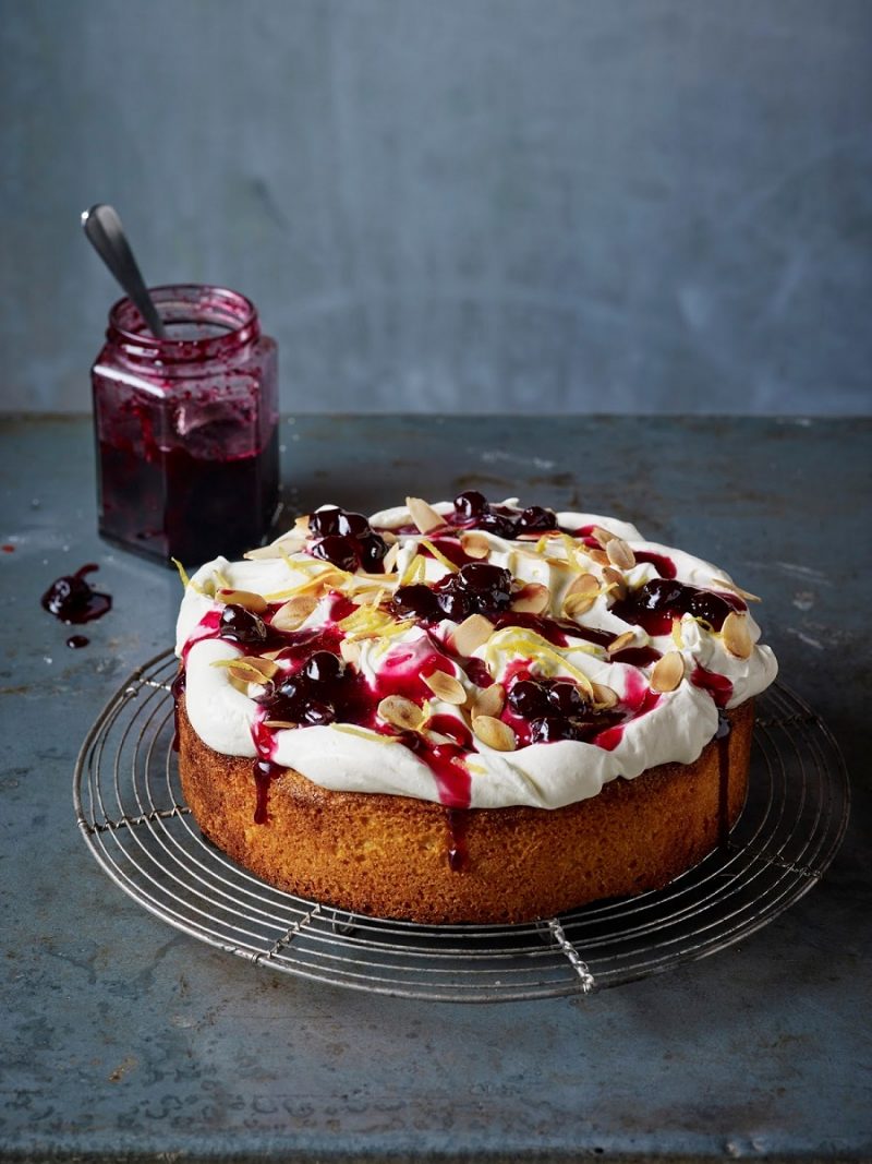Earl Grey’s Blueberry And Almond Polenta Cake