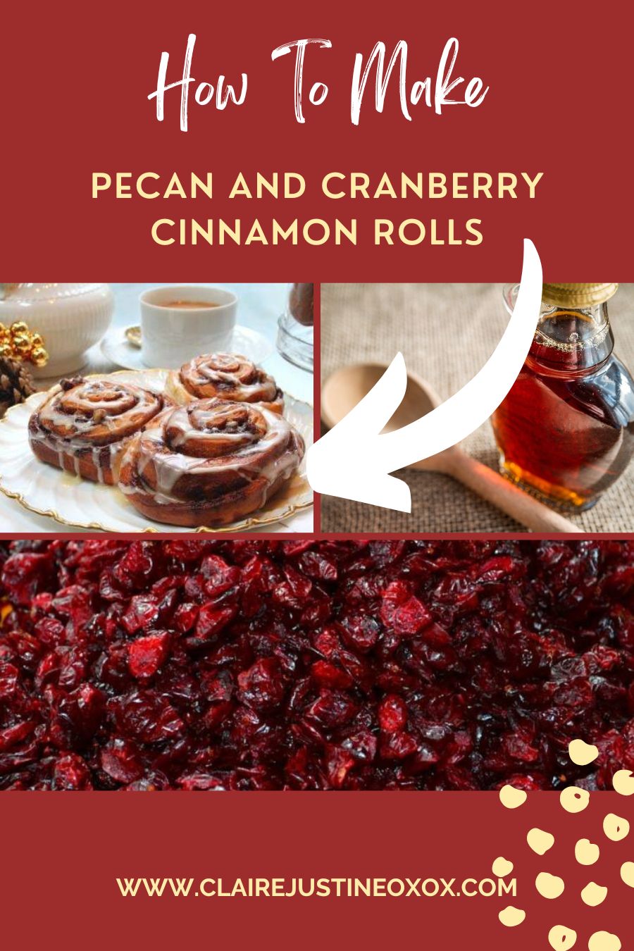 Pecan And Cranberry Cinnamon Rolls