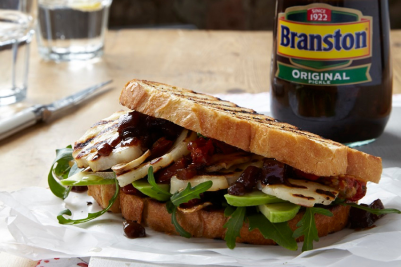 The Ultimate Halloumi Sandwich Branston Pickle Claire Justine
