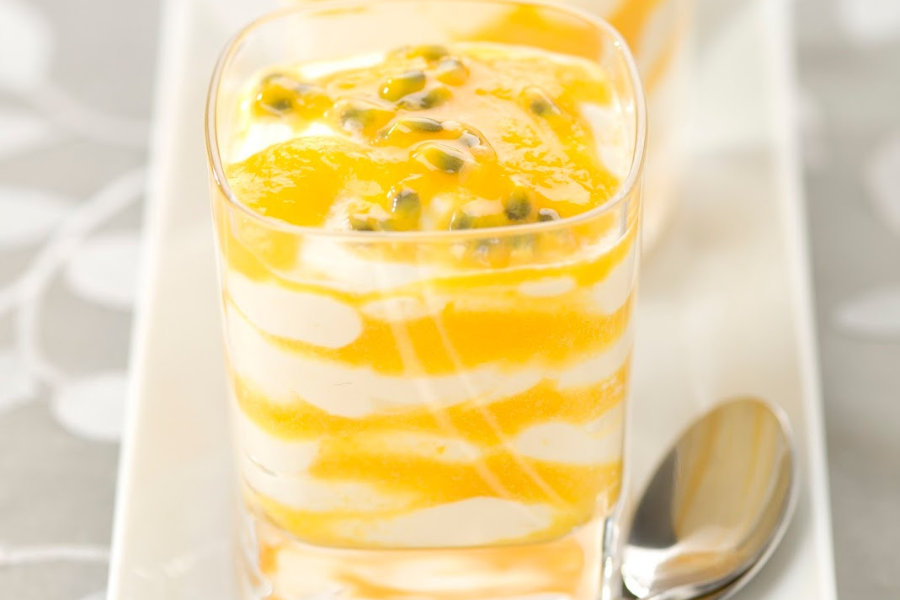 Peach And Passion Fruit Mousse Recipe